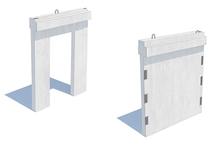 Диафрагмы жесткости железобетонные